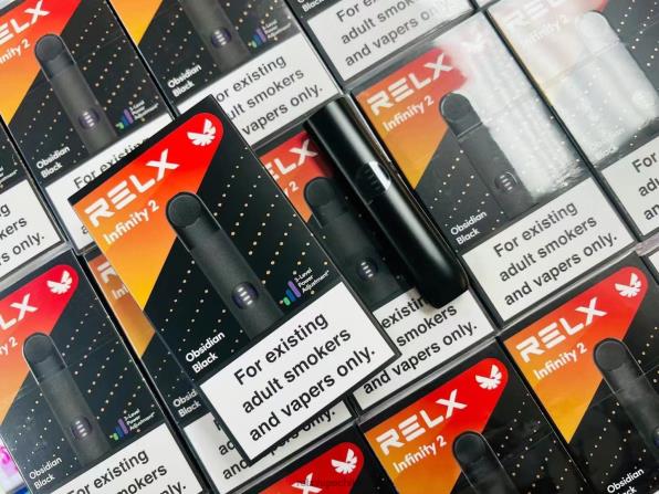 RELX Tiendas - obsidiana negra RELX Infinity 2 dispositivos de vapeo 6RBL266