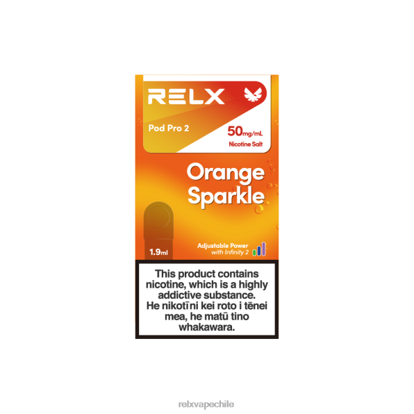 RELX Device For Sale - brillo naranja RELX pod pro 2 - 3 cápsulas 6RBL299