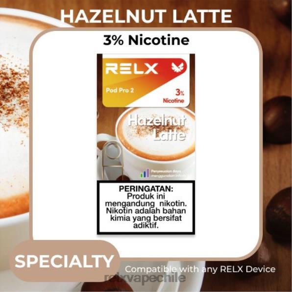 RELX Device For Sale - café con leche de avellanas RELX pod pro 2 - 3 cápsulas 6RBL2119