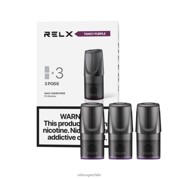 RELX Vape Chile - uva picante de color púrpura-púrpura RELX Classic vainas 6RBL2132