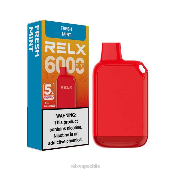 RELX Crush Pocket 6000 5% alto nic menta fresca XVVN29 - Relx Vape Precio
