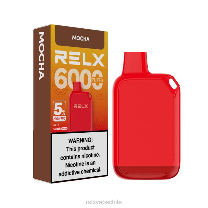 RELX Crush Pocket 6000 5% alto nic moca XVVN25 - Relx Cigarrillo Electronico