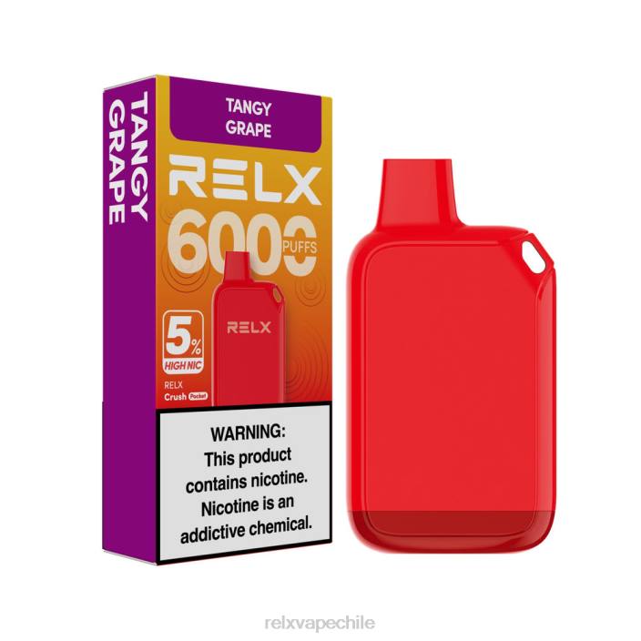 RELX Crush Pocket 6000 5% alto nic uva picante XVVN27 - Relx Wholesale