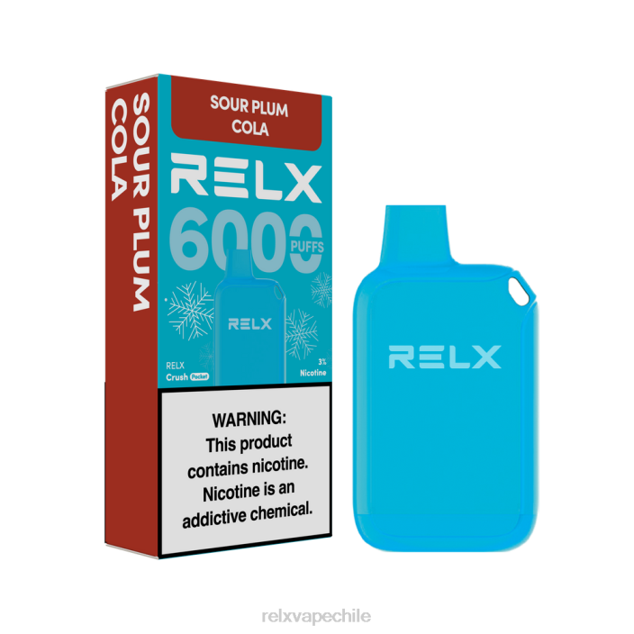 RELX Crush Pocket 6000 helado cola de ciruela agria XVVN19 - Relx Vape Chile