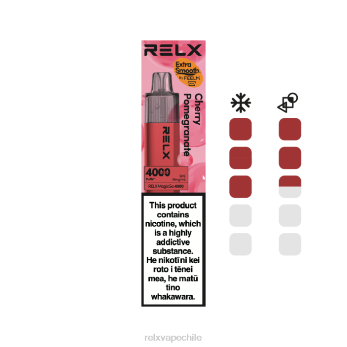 RELX MagicGo 4000 vaporizadores desechables granada cereza XVVN8 - Relx Device For Sale