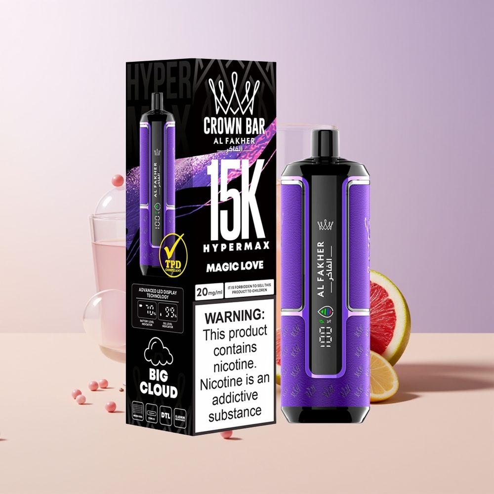 Al Fakher Crown Bar 15K Amor Mágico 6mg Compacto Chile Por Mayor