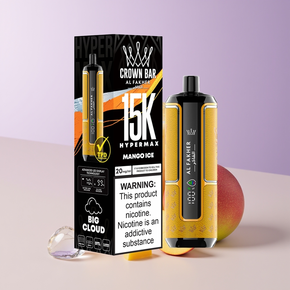 Al Fakher Crown Bar 15K Hipermango Otro Chile Por Mayor