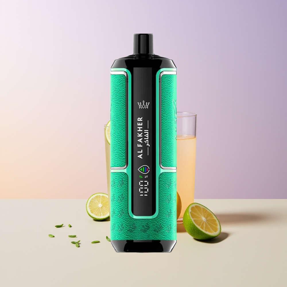 Al Fakher Crown Bar 15K Limón Menta Compacto Chile Por Mayor