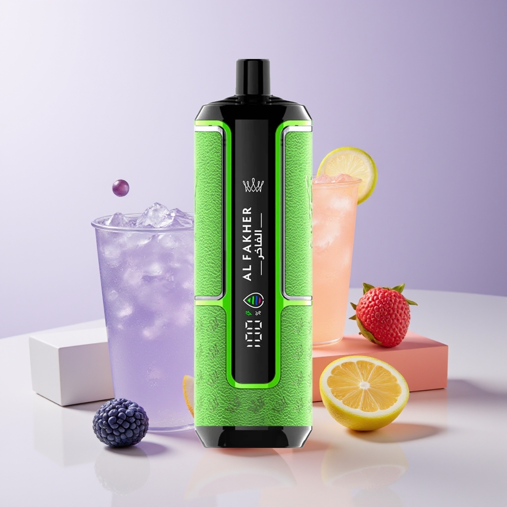 Al Fakher Crown Bar 15K Razz Limonada Portátil Chile Por Mayor