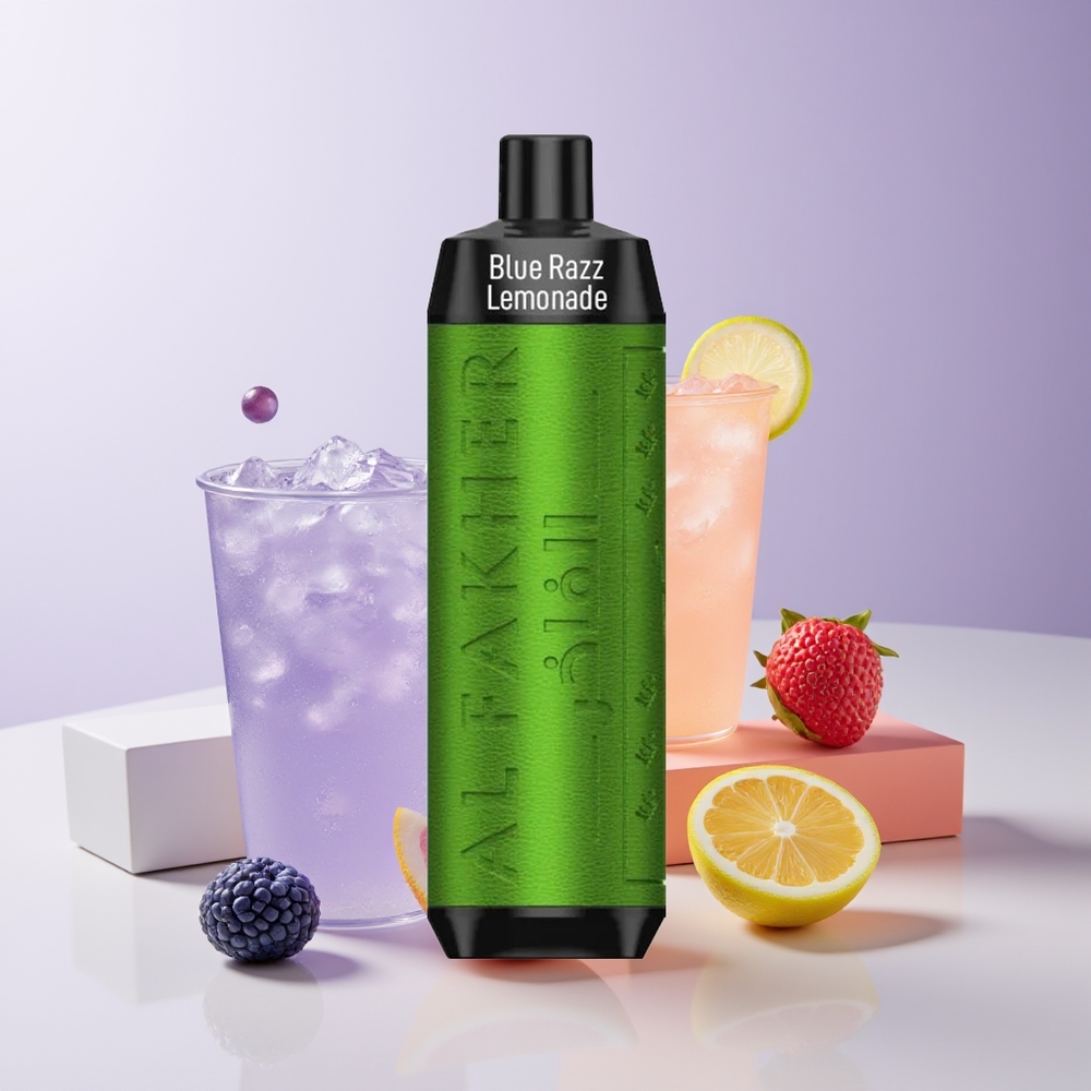 Al Fakher Crown Bar 8000 Crystal Desechable Frambuesa Azul Limonada 18ml Chile Por Mayor