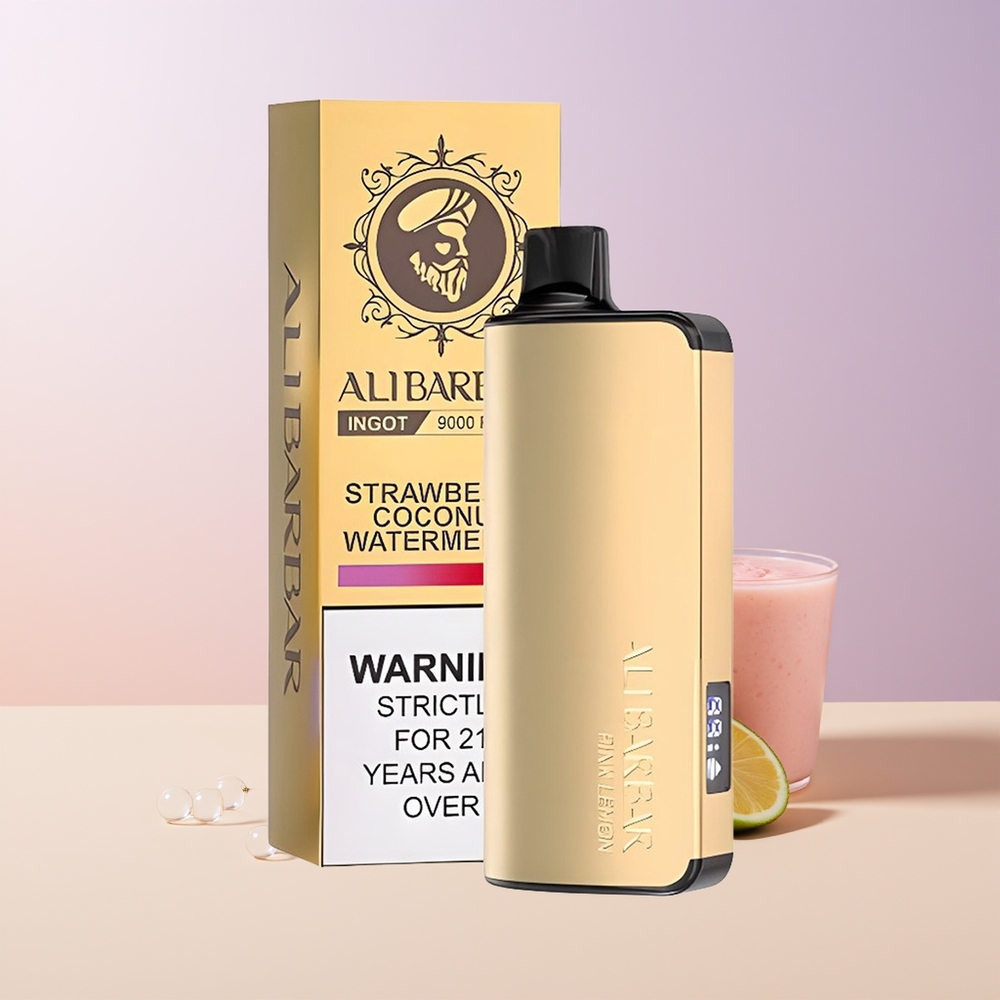Alibarbar Ingot 9000 Puffs Vapeado Desechable Limón Rosa 2350mah Chile Por Mayor