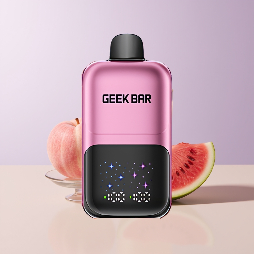 GEEK BAR 2GO 50000 Bocados Durazno & Sandía Pantalla Interactiva Chile Por Mayor