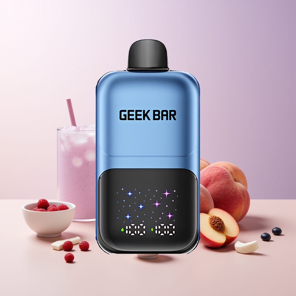 GEEK BAR 2GO 50000 Puffs Durazno & Bayas Pantalla Grande Chile Por Mayor