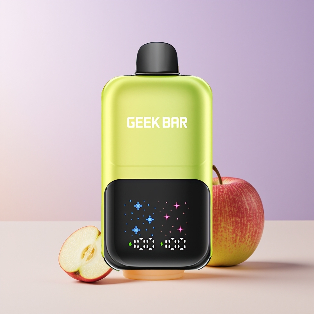 GEEK BAR 2GO 50000 Puffs Manzana Ácida Helada Pantalla Interactiva Chile Por Mayor
