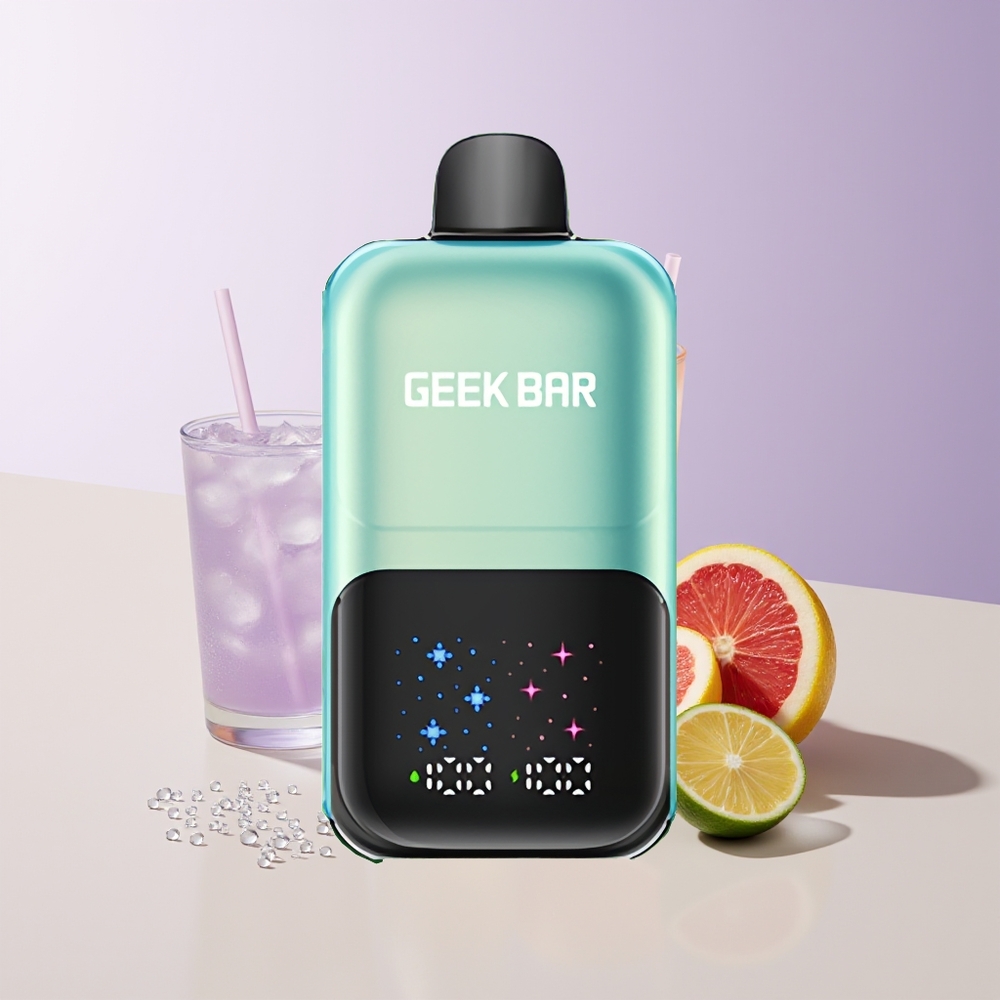 GEEK BAR 2GO 50000 Puffs Menta Fría Hielo Pantalla Interactiva Chile Por Mayor