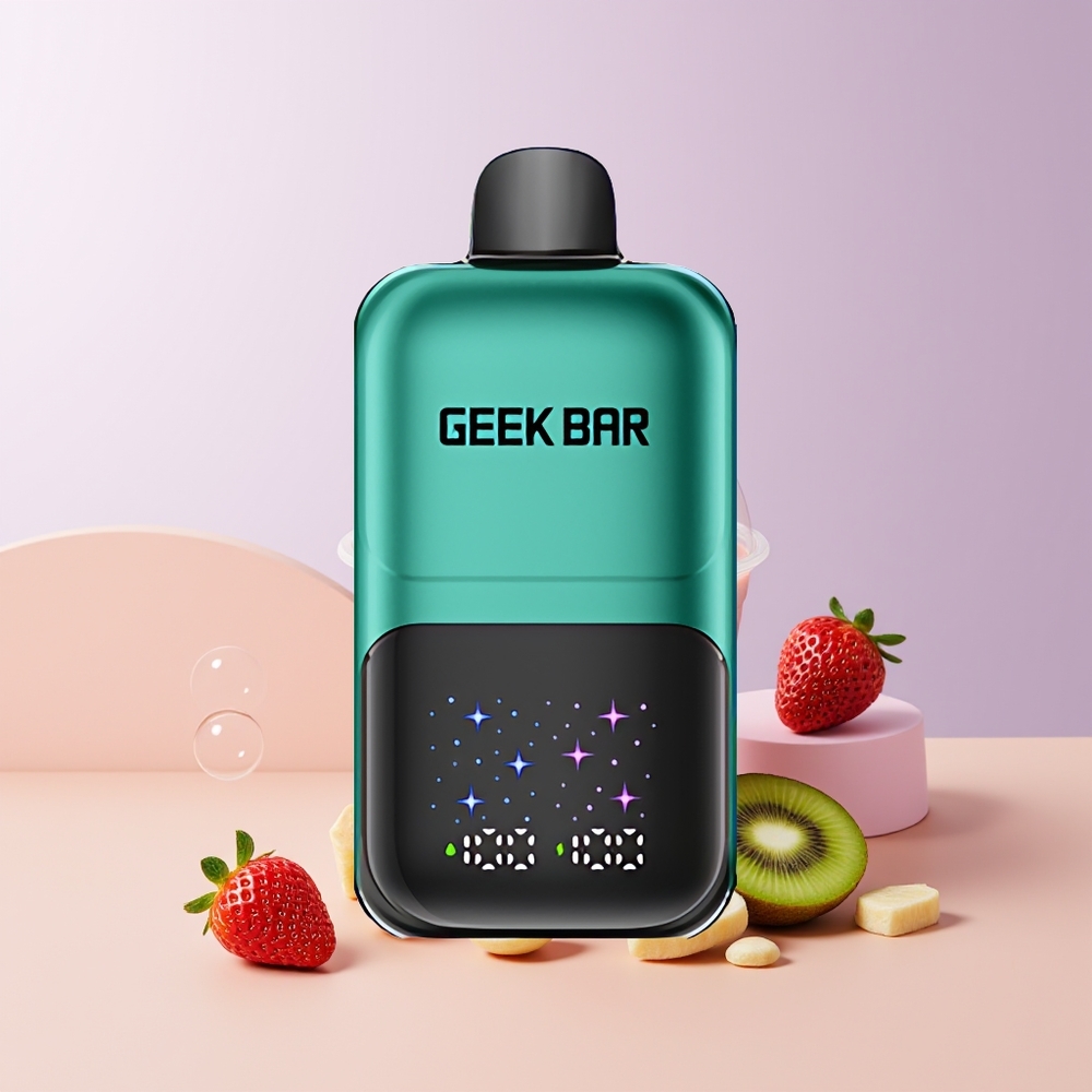 GEEK BAR 2GO 50K Puffs Fresa & Kiwi Pantalla Interactiva Chile Por Mayor
