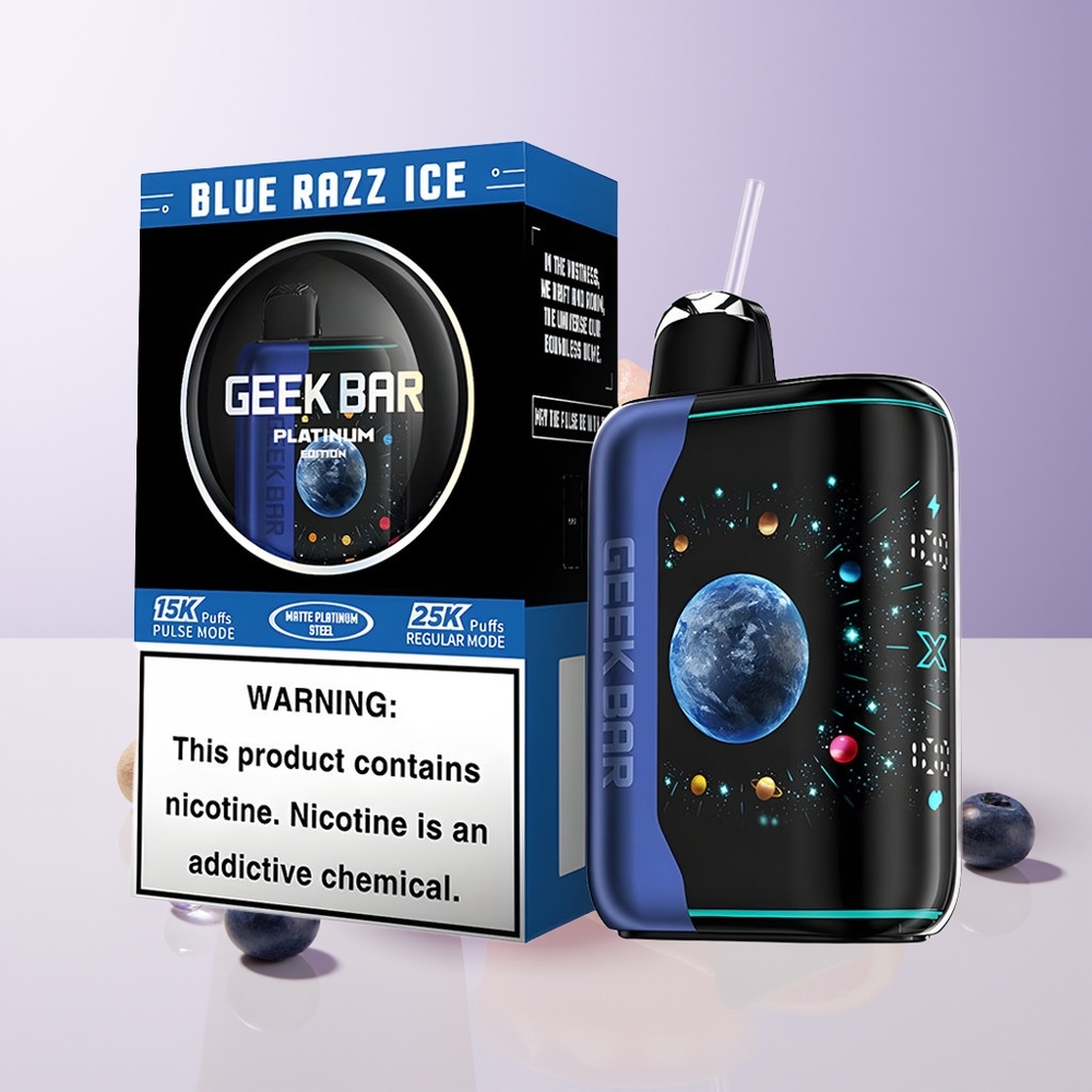 GEEK BAR Platinum Edition 25000 Bocados Blue Razz Ice Chile Por Mayor