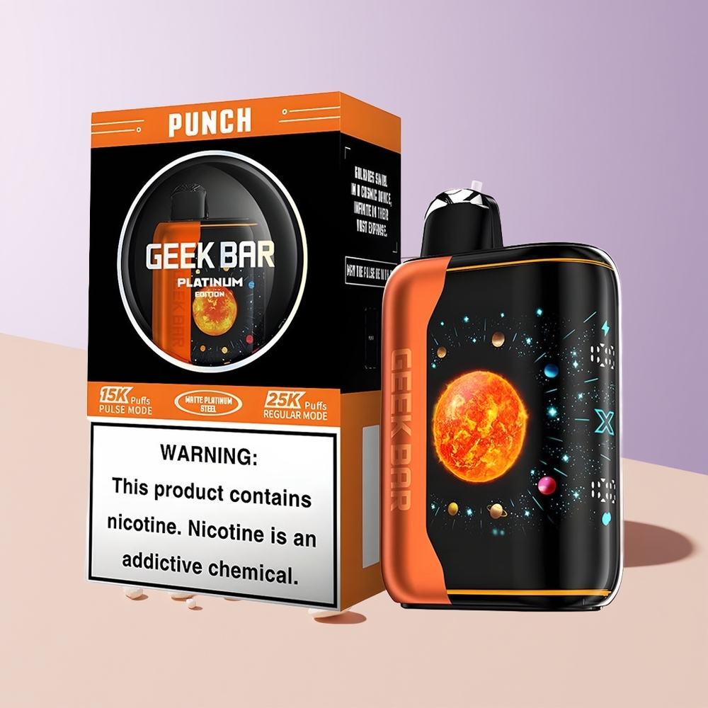 GEEK BAR Platinum Edition 25000 Chupadas Punch Chile Por Mayor