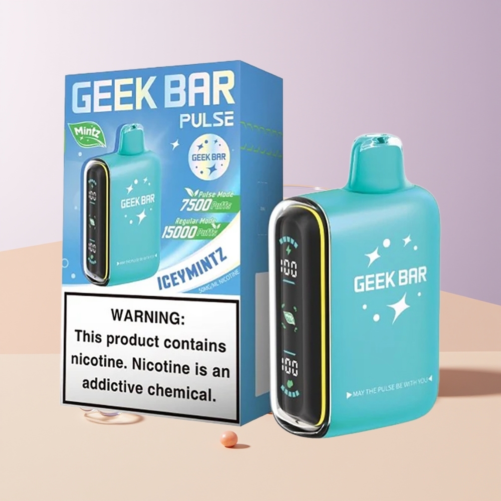 GEEK BAR Pulse 15000 Bocanadas Sabor Menta Chile Por Mayor