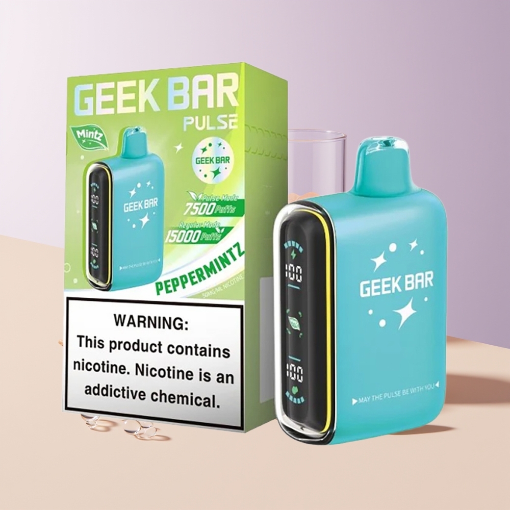 GEEK BAR Pulse 15000 Bocanadas Sabor Menta Chile Por Mayor