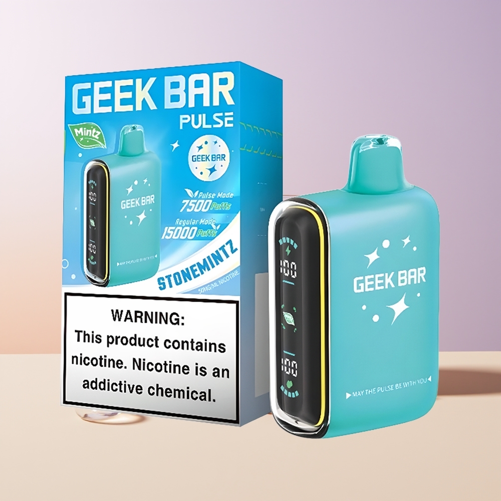 GEEK BAR Pulse 15000 Bocanadas Sabor Menta Chile Por Mayor