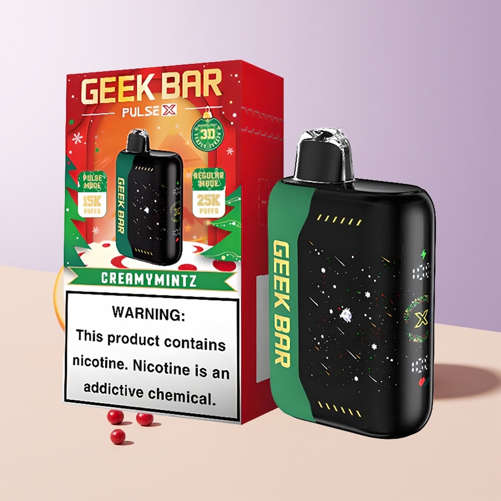 GEEK BAR Pulse X 25000 Bocas Sabor Navideño Chile Por Mayor