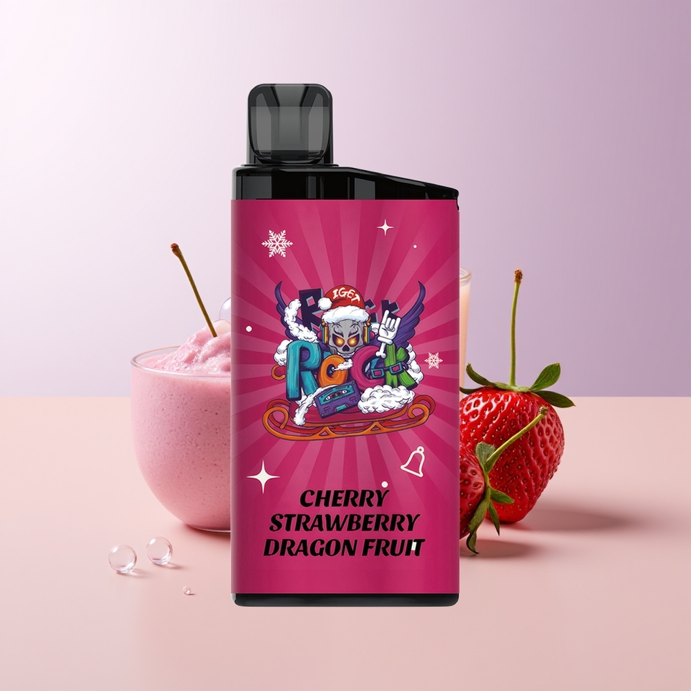 IGET Bar 3500 Bocados Cereza Fresa Fruta del Dragón PC+ALU Chile Por Mayor