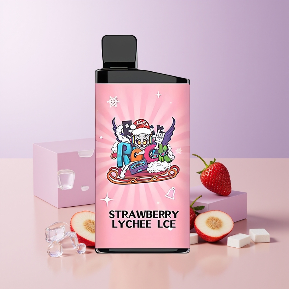 IGET Bar 3500 Puffs Vape Desechable Fresa Lichi Hielo 1400 mAh Chile Por Mayor