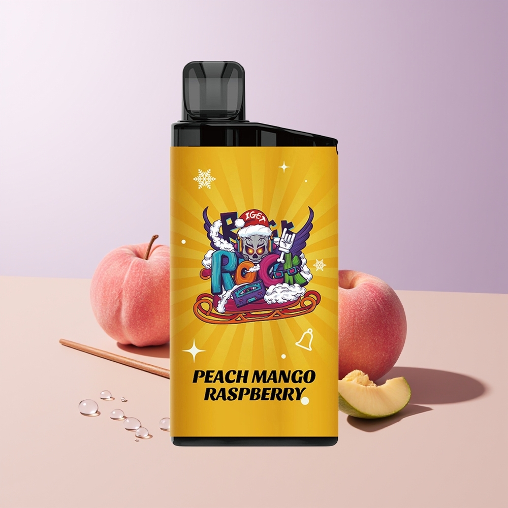IGET Bar 3500 Puffs Vape Melocotón Mango Frambuesa 1400 mAh Chile Por Mayor