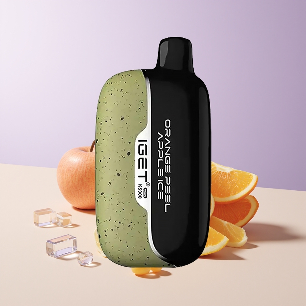 IGET Moon K5000 5000 Bocadas Cáscara de Naranja Manzana Helada Chile Por Mayor