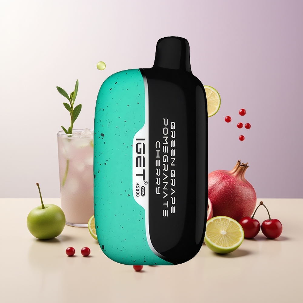 IGET Moon K5000 5000 Puffs Uva Verde Granada Cereza PC Chile Por Mayor