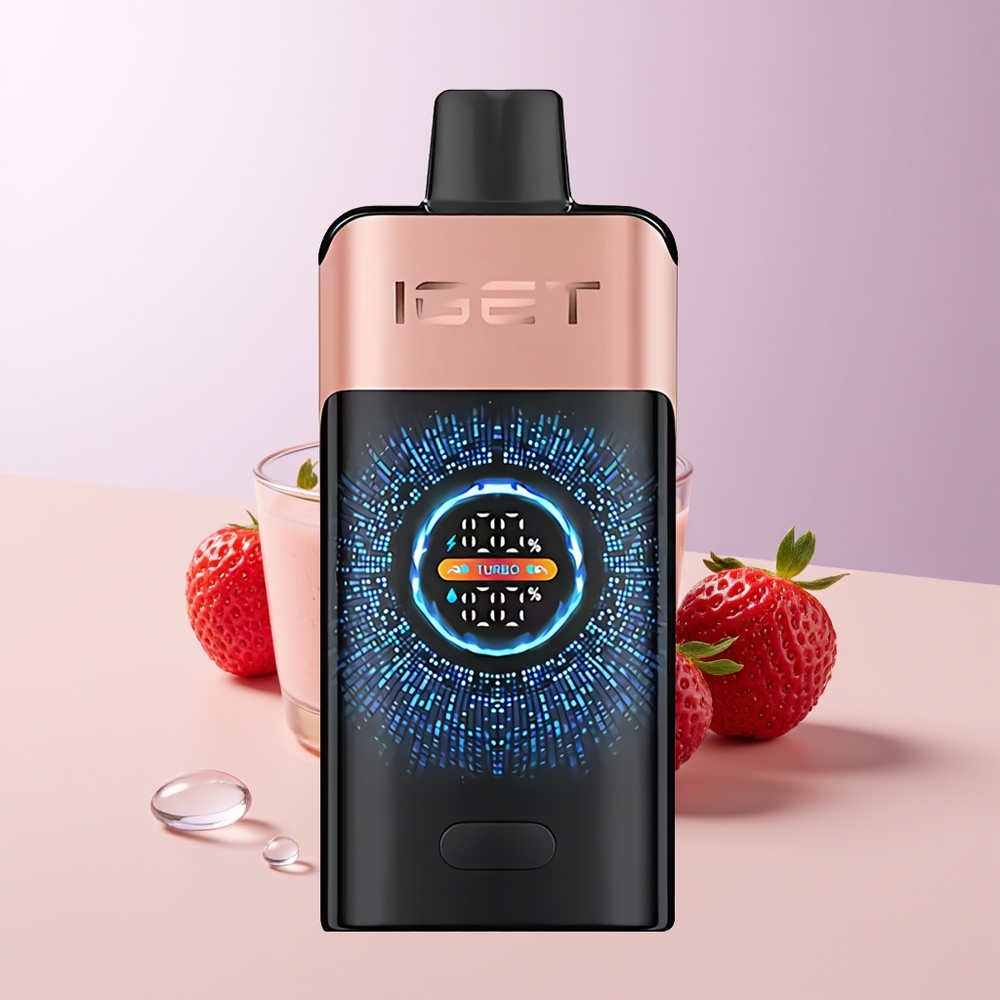 IGET ONE 12000 Puffs Fresa Frambuesa Pantalla Grande Curva Chile Por Mayor