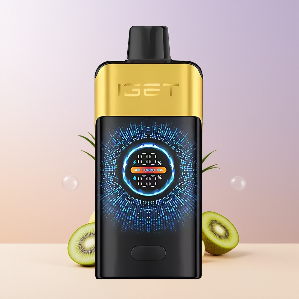 IGET ONE 12000 Puffs Vape Desechable Kiwi Piña Pantalla Grande Curva Chile Por Mayor