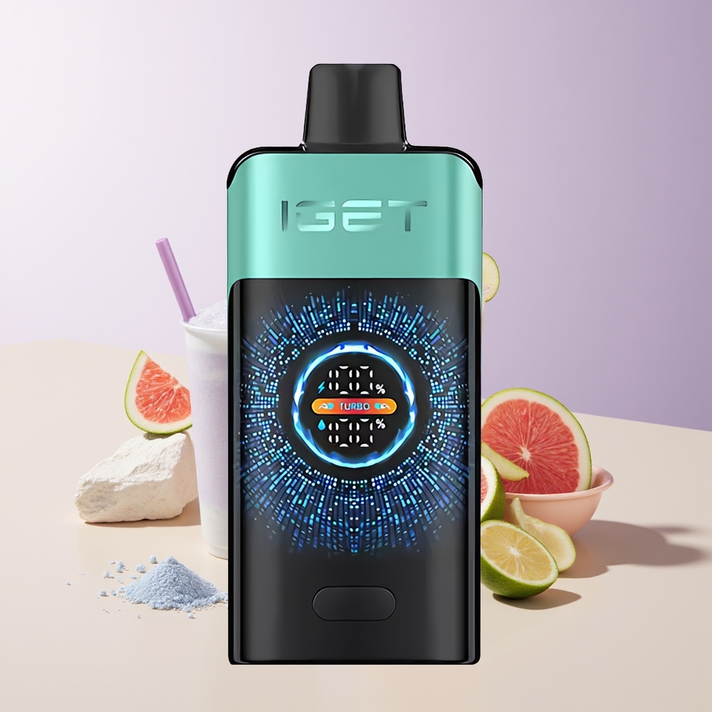 IGET ONE 12000 Puffs Vape Desechable Montaña Primavera Menta Helada Pantalla Grande Curva a Color Chile Por Mayor