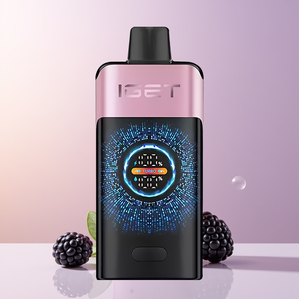 IGET ONE 12000 Puffs Vape Desechable Mora Helada Pantalla Grande Curva Chile Por Mayor