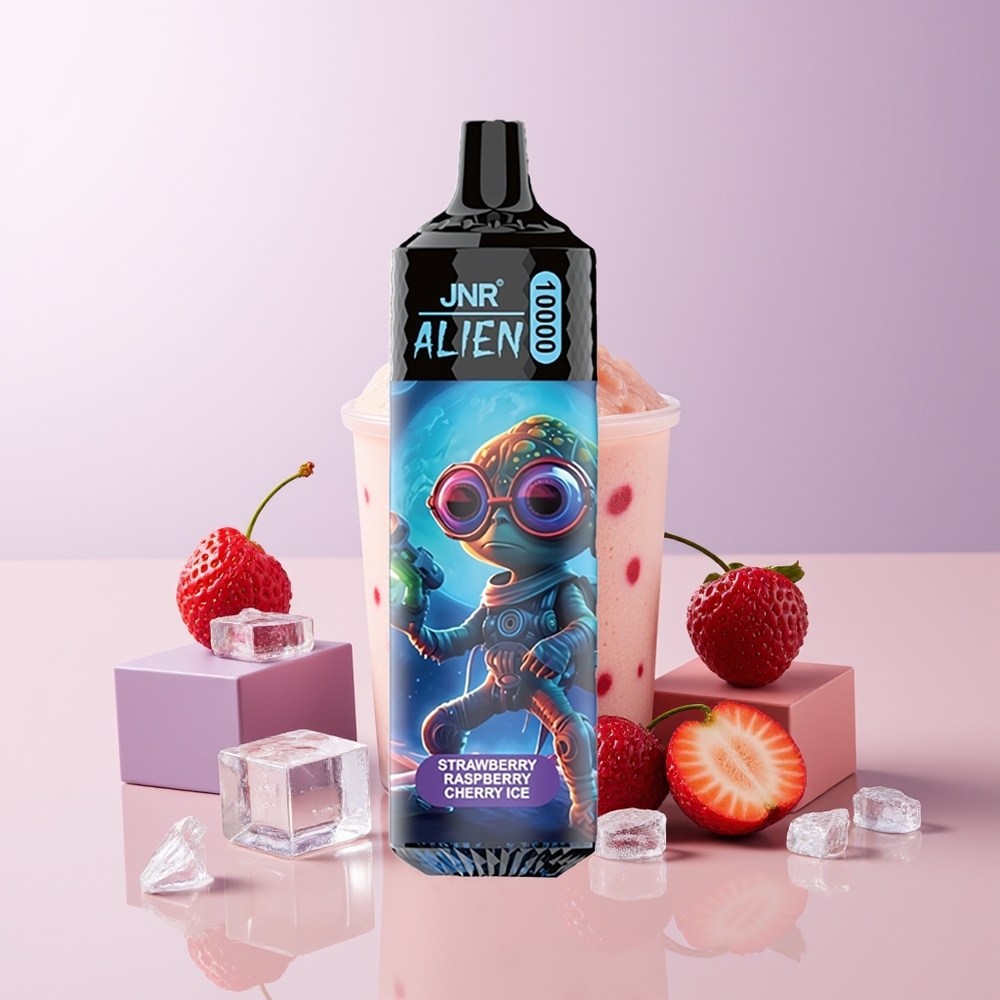 JNR Alien 10000 Puffs Fresa Frambuesa Cereza Hielo 850mAh Chile Por Mayor