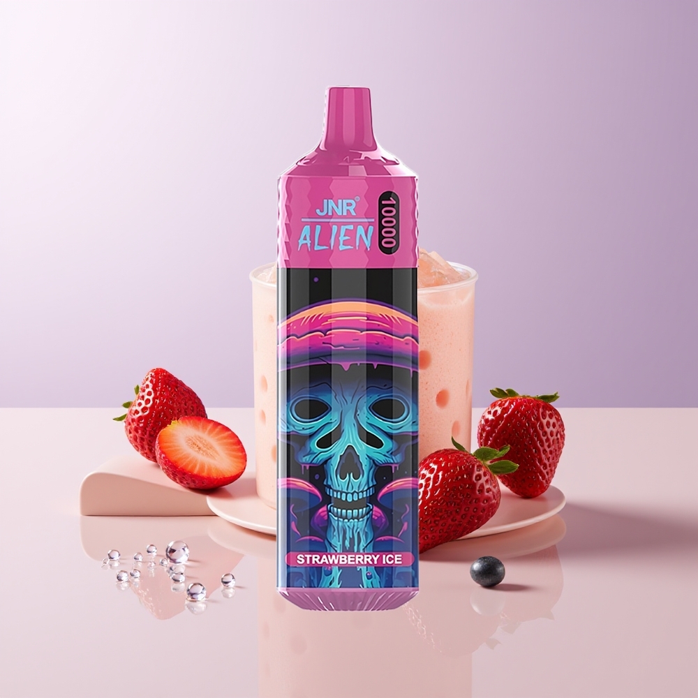 JNR Alien 10000 Puffs Fresa Hielo RGB Chile Por Mayor