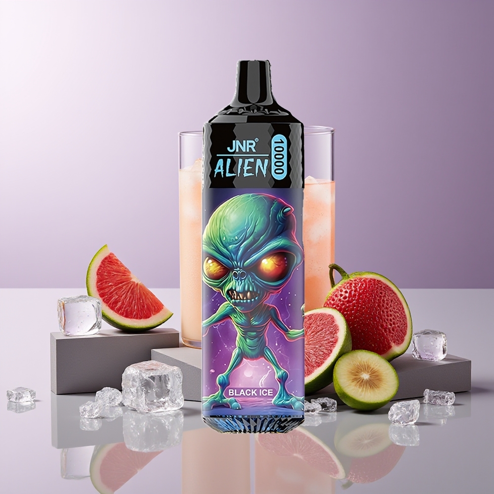 JNR Alien 10000 Puffs Negro Hielo LED RGB Chile Por Mayor