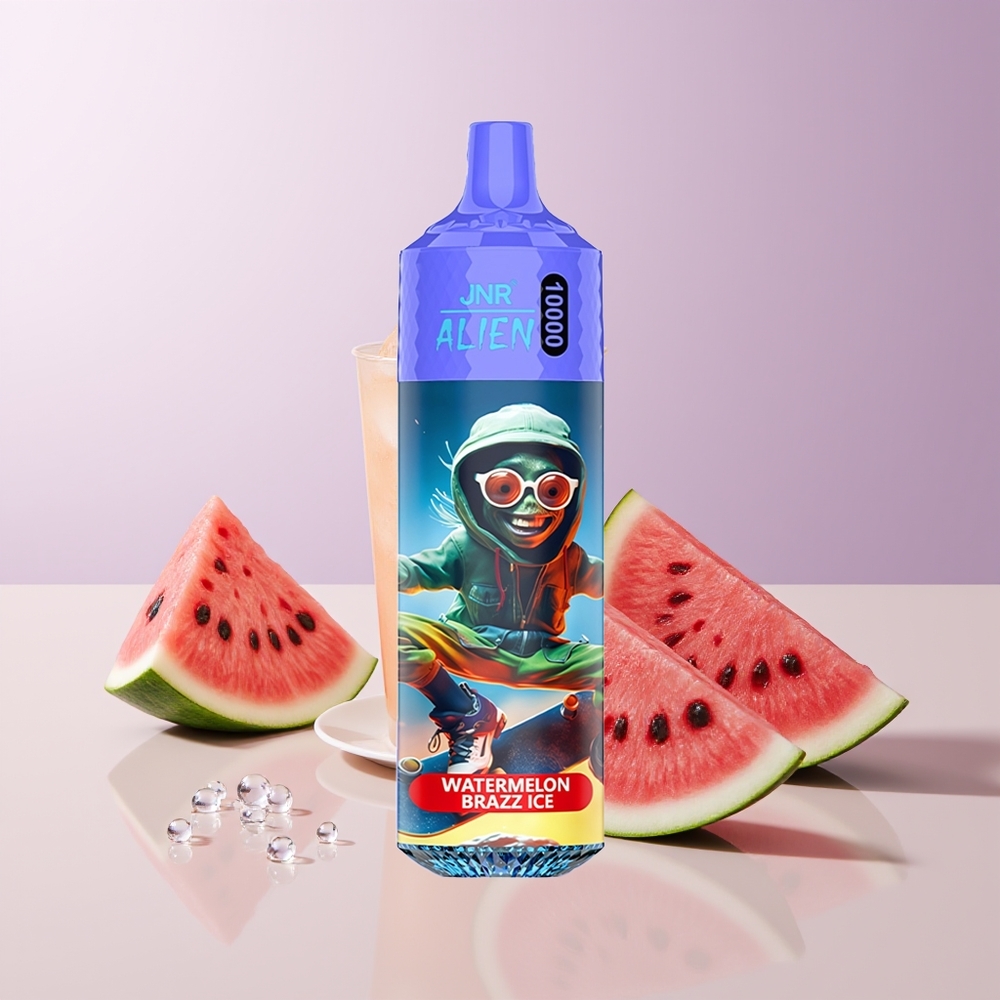 JNR Alien 10000 Puffs Sandía Brazz Hielo LED RGB Chile Por Mayor
