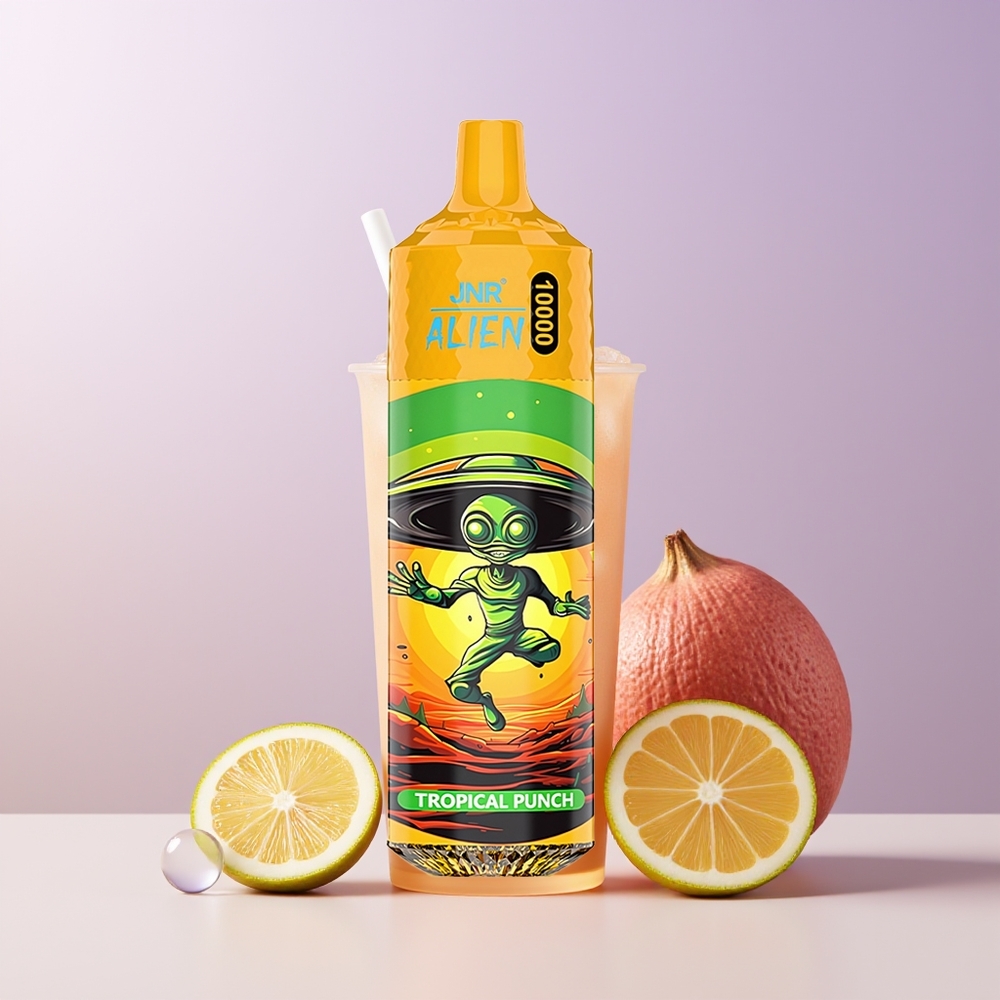 JNR Alien 10000 Puffs Tropical Punch LED Chile Por Mayor