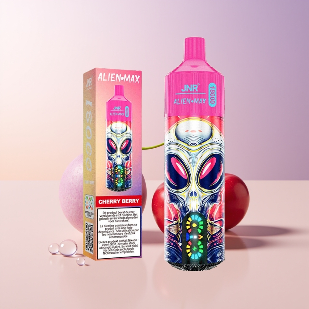 JNR Alien Max 18000 Puffs Cereza Baya Chile Por Mayor
