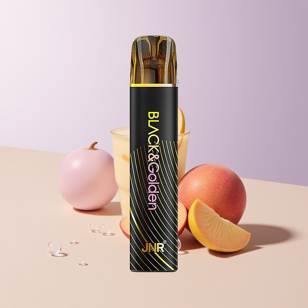 JNR Black&Golden 800 Puffs Durazno Mango Desechable 2ml Chile Por Mayor