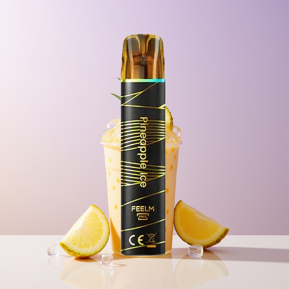 JNR Black&Golden 800 Puffs Piña Ice Vape Desechable Chile Por Mayor