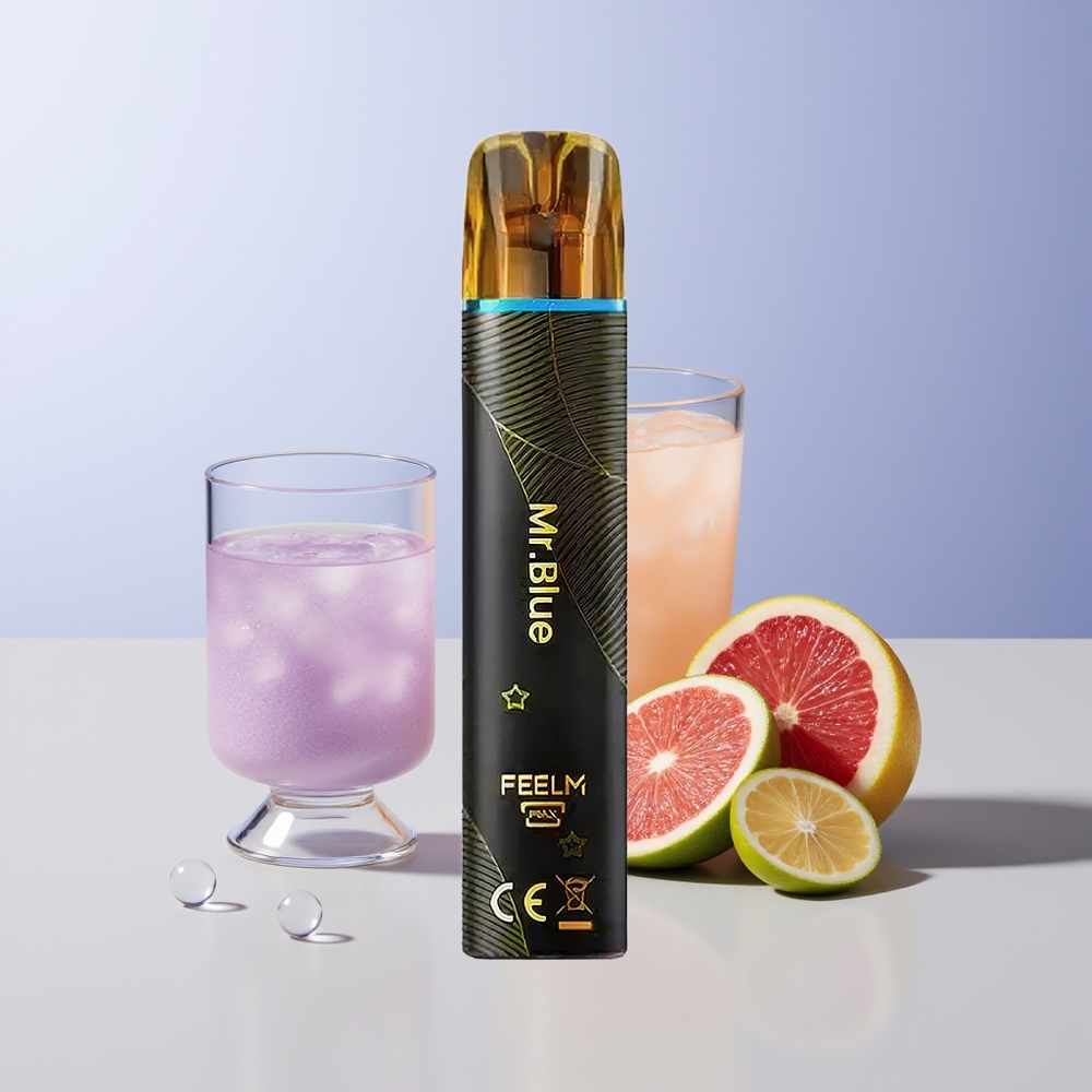 JNR Black&Golden 800 Puffs Vape Desechable Sr Azul Chile Por Mayor