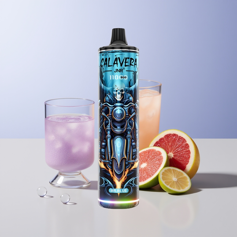 JNR Calavera 11000 Puffs Mr Azul 21ml Chile Por Mayor