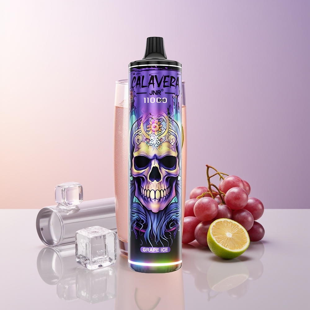 JNR Calavera 11000 Puffs Vape Uva Hielo 850 mAh Chile Por Mayor