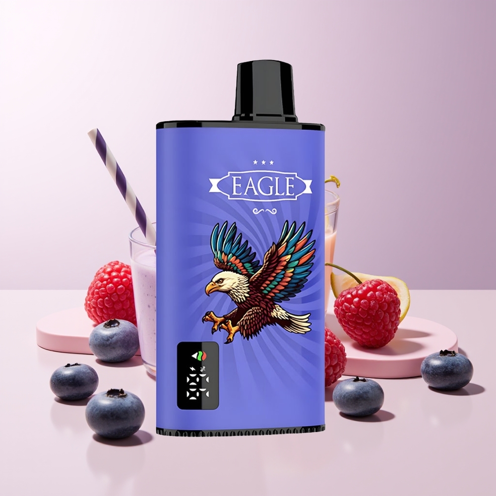 JNR EAGLE Smart 23000 Puffs Arándano Frambuesa Cereza Pantalla Digital Chile Por Mayor