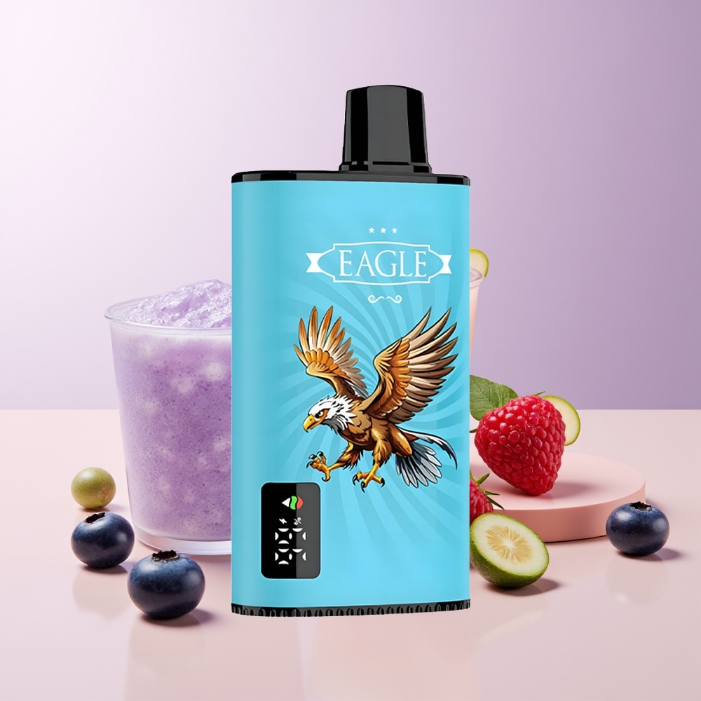 JNR EAGLE Smart 23000 Puffs Arándano Frambuesa Ácida Pantalla Digital Chile Por Mayor