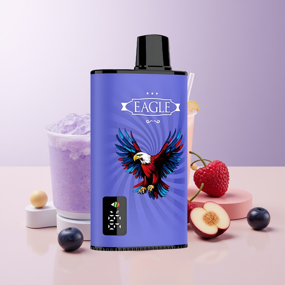 JNR EAGLE Smart 23000 Puffs Frambuesa Azul Cereza Pantalla Digital Chile Por Mayor