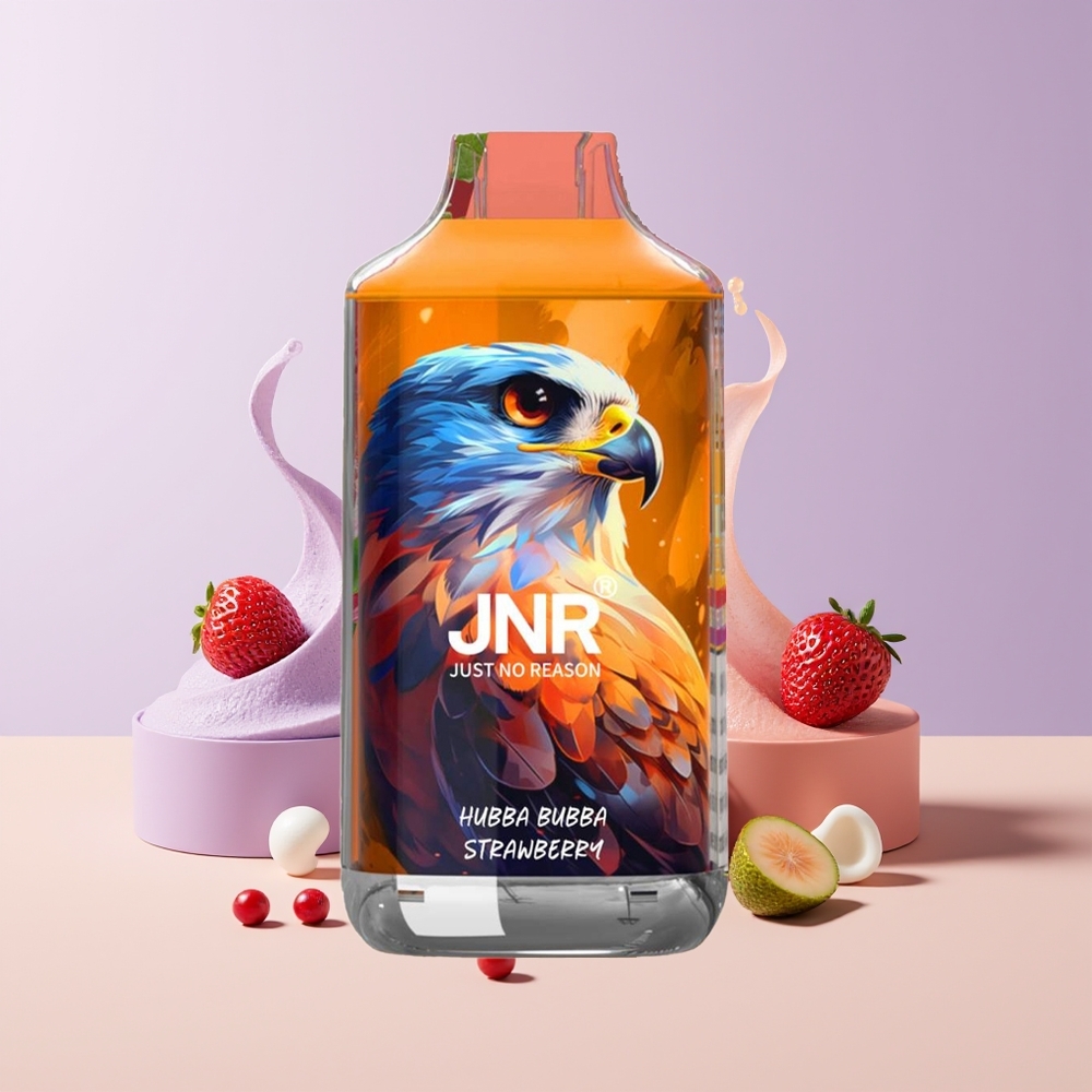 JNR Falcon 16000 Puffs Fresa Hubba Bubba 22ml Chile Por Mayor